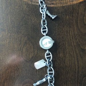 Gucci watch charm bracelet